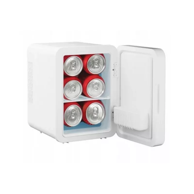 Mini-frigorífico com espelho de maquilhagem LED Elle ESDAFX04WHEU 4 L branco