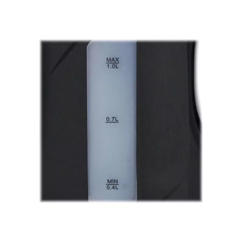 Chaleira elétrica Emerio 1 L 900 W preto