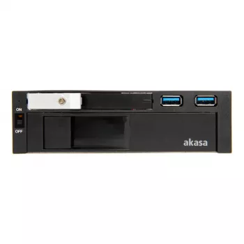 Tampa para baía de unidades Akasa AK-IEN-01 2.5/3.5 preto