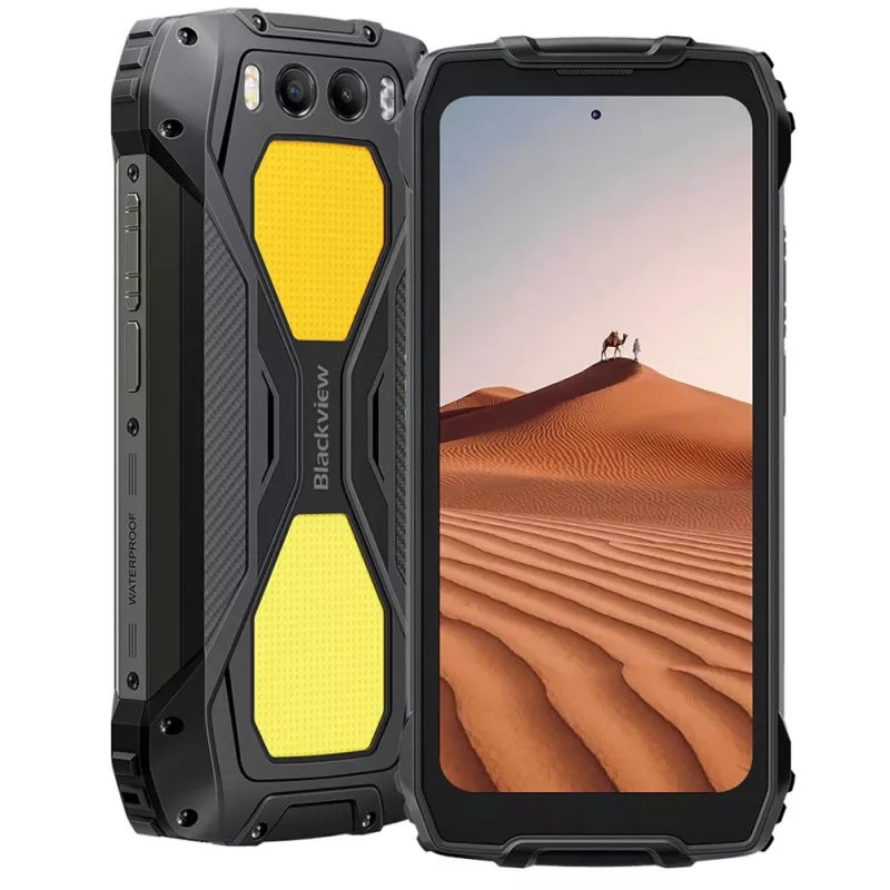 Blackview BV7300 16,9 cm (6,67 polegadas) Dual SIM Android 14 4G 6 GB 256 GB 15000 mAh preto, amarelo