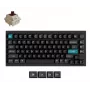 Teclado mecânico 75% Keychron Q1 Ultra 8K – USB + RF sem fios + Bluetooth, RGB, preto