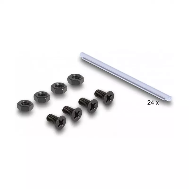 Cassete de fusão de fibra ótica DeLOCK 24 fibras branco cinzento branco plástico 179x100x9mm
