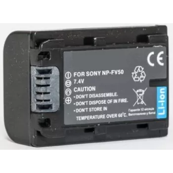 Bateria extra digital NP-FV50 7,2V 2200mAh — bateria de câmara recarregável