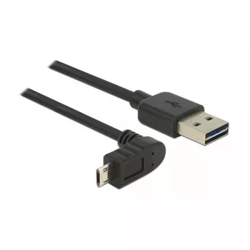 Cabo USB DeLOCK 83857 USB 2.0 3 m USB A Micro-USB B Preto