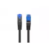 Cabo de rede Lanberg PCF6A-10CC-0025-BK RJ45 Cat6a 0,25m preto