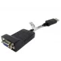 Adaptador de cabo de vídeo HP 753745-001 DisplayPort para VGA 0,2 m preto