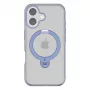 Capa protetora Torras Ostand Spin para iPhone 16 – azul, perfil fino, compatível com carregamento sem fios