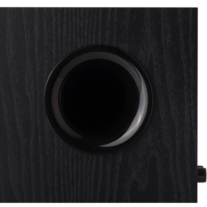 Subwoofer ativo Edifier T5, entrada/saída estéreo RCA, preto, 70 W (embalagem ligeiramente danificada)