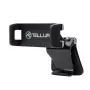 Suporte para telefone Tellur TLL171261 — suporte universal compacto para automóvel e secretária, ângulo ajustável, preto