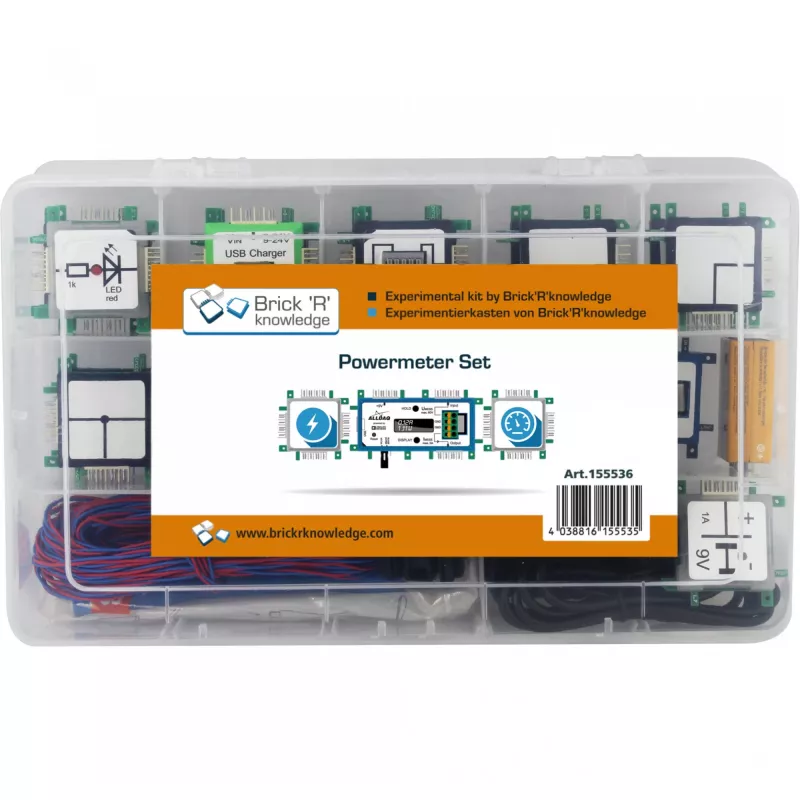 Conjunto de medidor de potência ALLNET BrickRknowledge ALL-BRICK-0696 — manual em alemão