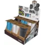 Conjunto de copos térmicos TROIKA Expositor de balcão 6×CUP-UCCINO — 6 unidades, copos isolados