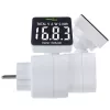 Medidor de energia GreenBlue GB620E para rede 220 V, máx. 16 A, medidor de corrente/energia com ficha