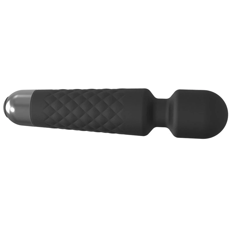 Massageador de clítoris Erolab Wand-M preto — recarregável, à prova de água