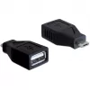 DeLOCK - Adaptador USB - USB Type-A, 4 pinos (conector fêmea) - Micro-USB Type-B, 5 pinos (conector macho) (65296)