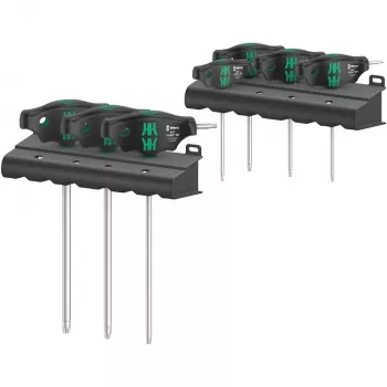 WERA 467/7 HF Conjunto 1 chaves de fendas punho em T TORX