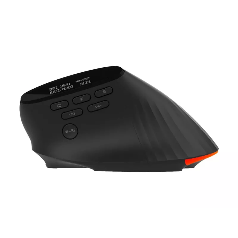 Acer Smart Fit rato vertical HP.EXPBG.020, sem fios/Bluetooth 5.0, 8000 DPI, preto