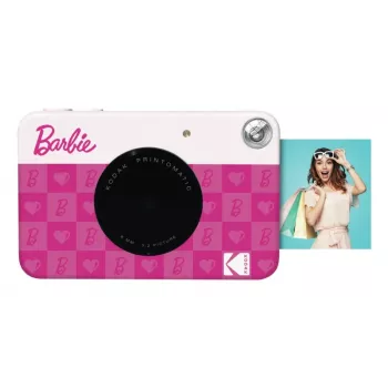 Kodak x Barbie Printomatic Câmara instantânea, rosa, impressão instantânea ZINK Zero-Ink (RODOMATICB10)