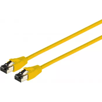 Cabo de rede S/CONN 08-41012 amarelo 0,5 m Cat8.1 F/FTP