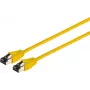 Cabo de rede S/CONN 08-41012 amarelo 0,5 m Cat8.1 F/FTP