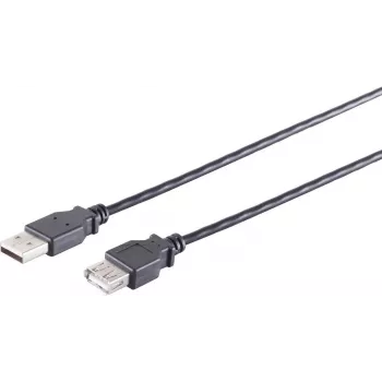 Cabo USB S/CONN 13-24305 USB 2.0 0,3 m preto