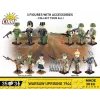 Historical Collection Segunda Guerra Mundial /2057/ LEVANTAMENTO DE VARSÓVIA 1944 3Figuras/35Blocos
