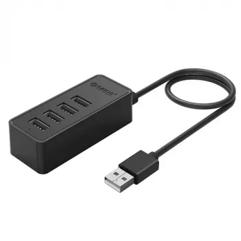 Hub USB ORICO W5P-U3-030 4 portas USB 3.0, hub de secretária compacto para ligação de periféricos