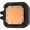 Kit de refrigeração líquida DeepCool LQ240 — radiador de 240 mm, 2× ventoinhas PWM de 120 mm, RGB, tubo de 41 cm, radiador de alumínio, preto