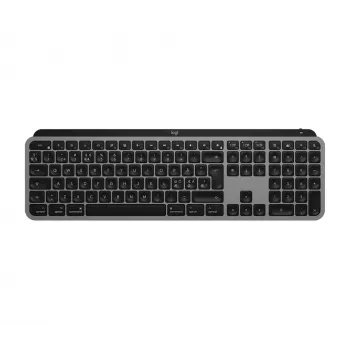 Logitech Master Series MX Keys S para Mac - teclado - tamanho completo - retroiluminado - sem fios - Bluetooth LE - QWERTY - nórdico (dinamarquês/finlandês/norueguês/sueco) (920-011633)