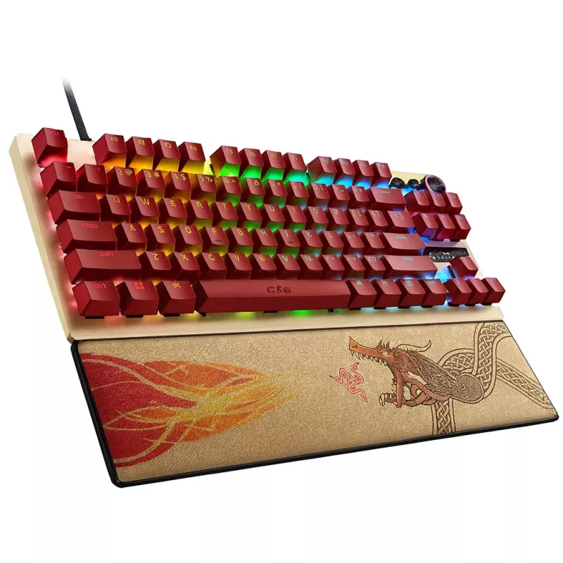 Razer Huntsman V3 Pro Tenkeyless | Teclado gaming | Com fios | US | Counter-Strike 2 Edition | USB Type-C | Razer Analog Optical Switch Gen-2