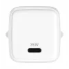 Carregador de parede USB-C 35W 3A Power Delivery 3.0 QC 3.0 branco
