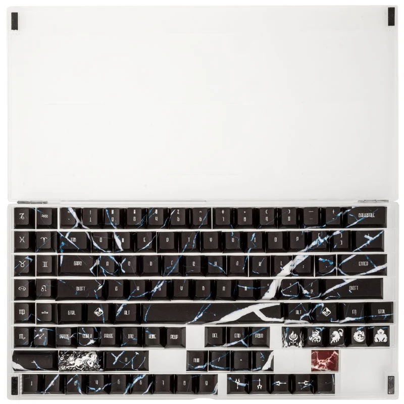 Conjunto de keycaps Traitors TARTARUS GAKC-372 Layout US, perfil OEM, material ABS