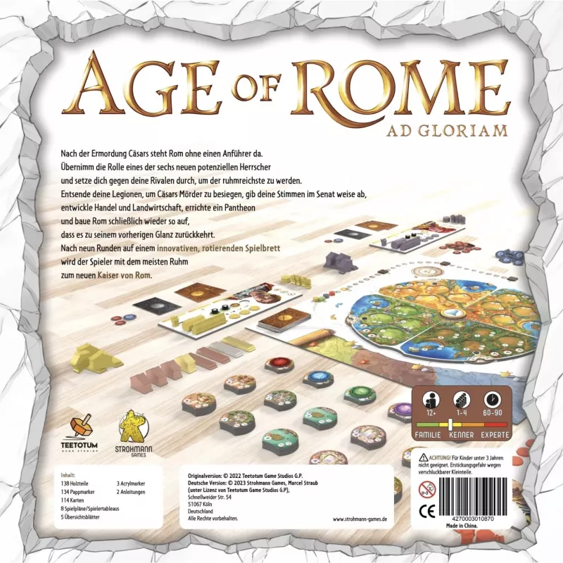 Age of Rome, jogo de tabuleiro