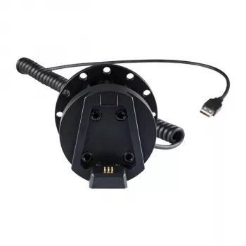 Adaptador de troca rápida Asetek SimSports 40-035-0035028 preto — adaptador de volante de troca rápida para configurações de Sim-Racing