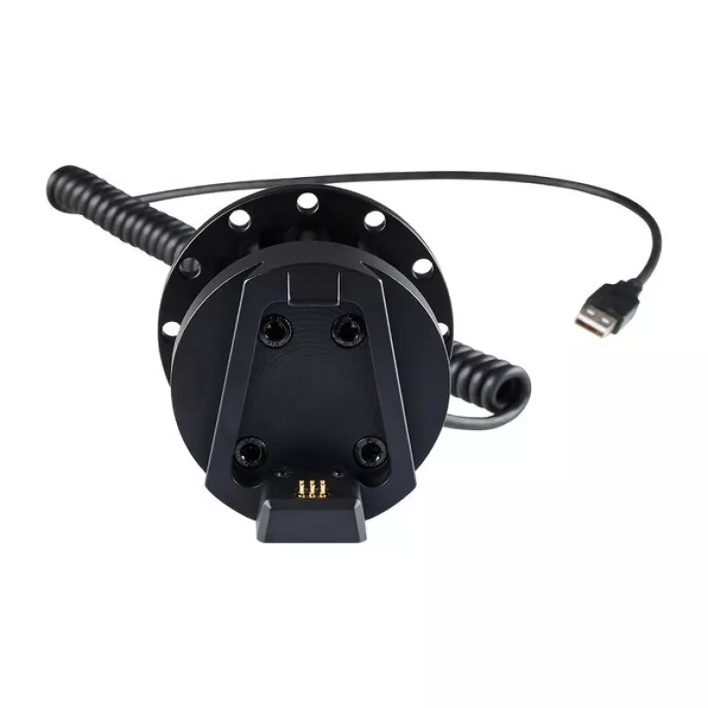 Adaptador de troca rápida Asetek SimSports 40-035-0035028 preto — adaptador de volante de troca rápida para configurações de Sim-Racing