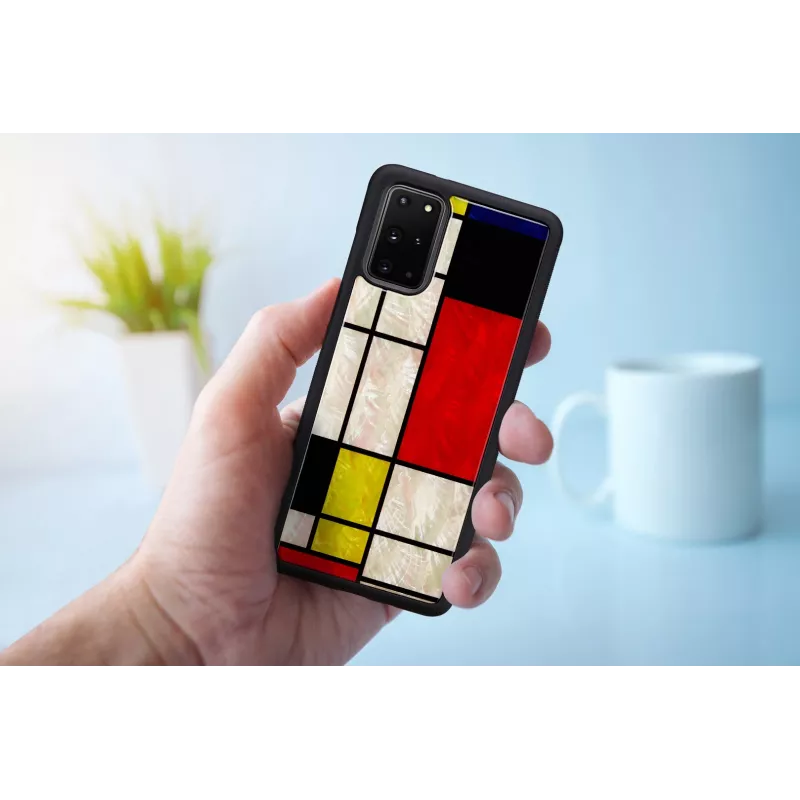 Capa de proteção iKins para Samsung Galaxy S20+ – design impresso preto