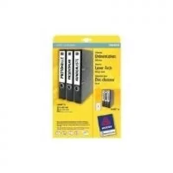 Etiquetas para dossiê Avery L4763-20 azul 192 x 38 mm (140)