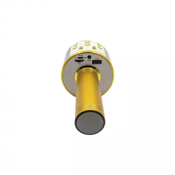 Microfone Denver KMS-20GMK2 dourado