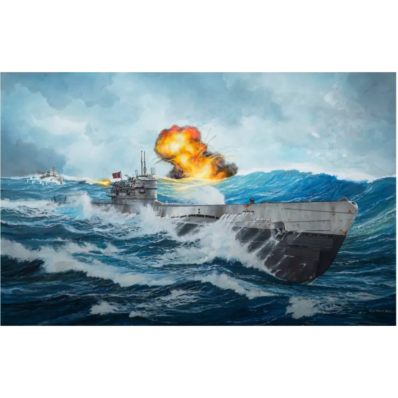 Modelo em plástico German Submarine T.IX C/40 1/144