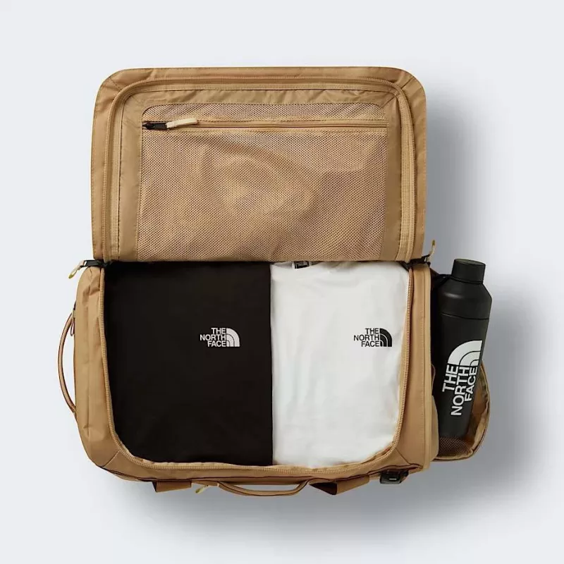 Mala The North Face Base Camp Voyager Duffel 42L - caqui/castanho