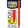 Conjunto de aprendizagem Montessori de escrita com caneta e 18 placas
