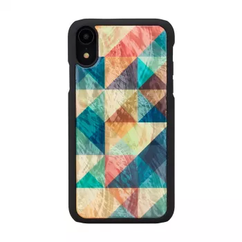 Capa para smartphone iKins para iPhone XR — Mosaic preta capa de proteção