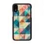 Capa para smartphone iKins para iPhone XR — Mosaic preta capa de proteção