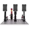 Conjunto de 3 pedais hidráulicos Simagic P2000, 100KG Loadcell - Crimson Edition