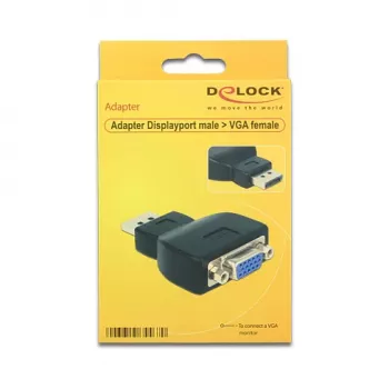 DeLOCK 65567 cabo, DisplayPort para VGA, preto