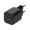 Fonte de alimentação externa IBOX ILUC42B 12 V 2 A, 33 W, USB-A + USB-C PD3.0, QuickCharge 3.0, universal