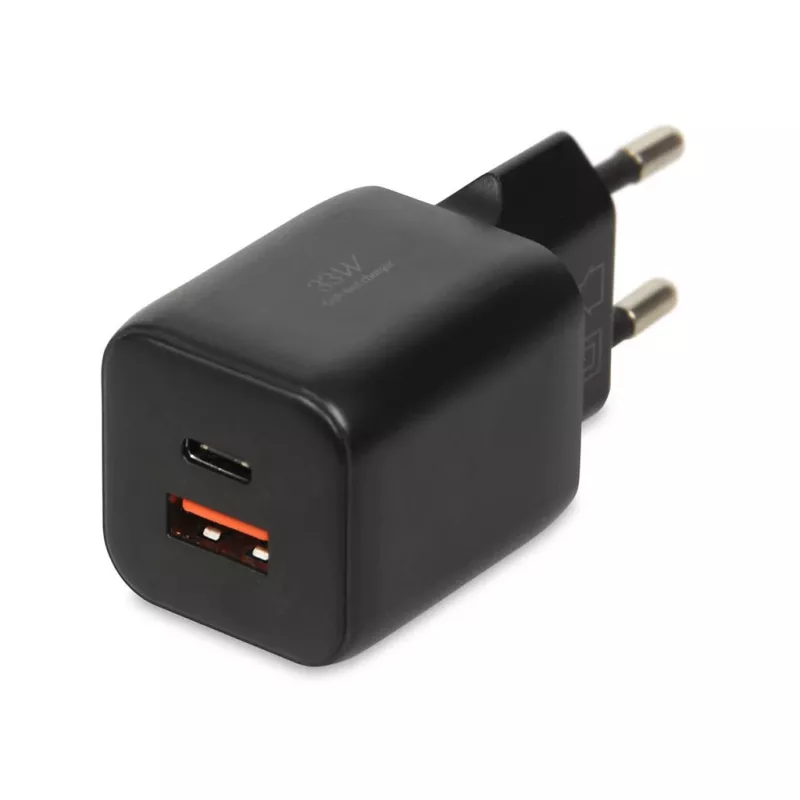 Fonte de alimentação externa IBOX ILUC42B 12 V 2 A, 33 W, USB-A + USB-C PD3.0, QuickCharge 3.0, universal