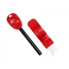 Bússola de sobrevivência BCB CN340 — bússola compacta com mostrador luminoso, punho de plástico, 110 mm, 47 g, vermelha