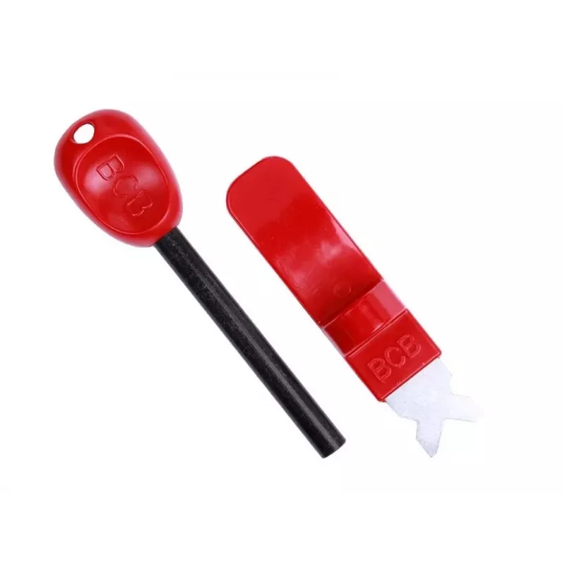Bússola de sobrevivência BCB CN340 — bússola compacta com mostrador luminoso, punho de plástico, 110 mm, 47 g, vermelha