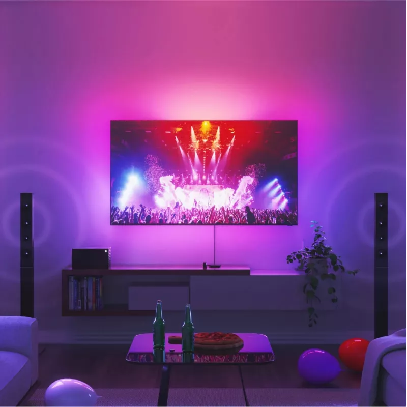 Iluminação ambiente Nanoleaf NF082K02-52LS Painel plano Kit de iluminação ambiente 2,16 m (85)