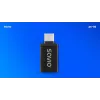 Adaptador de cabo de vídeo Savio AK-80 0m USB Type-A USB Type-C preto
